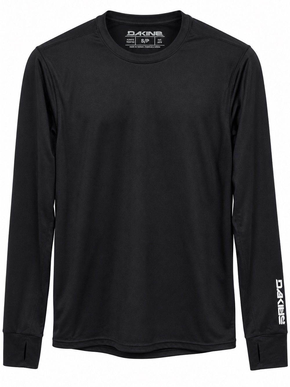 NWT DAKINE Men’s Kickback Lightweight Top Black Baselayer Size S